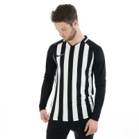 Nike Stripe Division III Shirt Lange Mouwen Zwart Wit