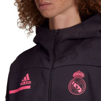 adidas Real Madrid ZNE Hoodie 2020-2021 Zwart Roze