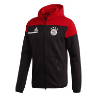 adidas Bayern Munchen ZNE Hoodie 2020-2021 Zwart Rood