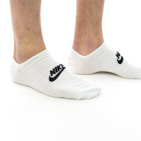 Chaussettes de cheville Nike NSW Essential, lot de 3, blanc