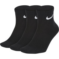 Nike Everyday Lightweight Chaussettes Cheville 3-Pack Noir Blanc