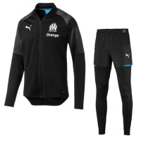 PUMA Olympique Marseille Polyester Trainingspak 2018-2019 Zwart