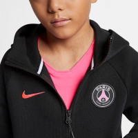 Nike Paris Saint Germain Tech Fleece Trainingspak Kids Zwart