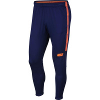 Nike Dry Squad Trainingspak Donkerblauw Oranje