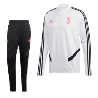 adidas Juventus Top Trainingspak 2019-2020 Wit Zwart Roze