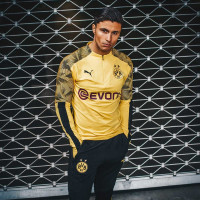 PUMA Borussia Dortmund Zip Trainingspak 2019-2020 Geel Zwart