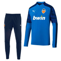 PUMA Valencia Zip Trainingspak 2019-2020 Blauw