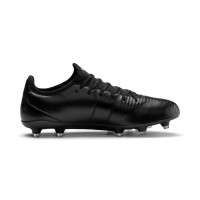 PUMA KING Pro Gras Voetbalschoenen (FG) Zwart Wit