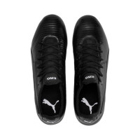 PUMA KING Pro Gras Voetbalschoenen (FG) Zwart Wit