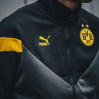 PUMA Borussia Dortmund ICONIC Trainingspak 2019-2020 Donkergrijs Zwart Geel
