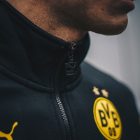 PUMA Borussia Dortmund ICONIC Trainingspak 2019-2020 Donkergrijs Zwart Geel