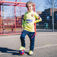 Nike FC Barcelona Strike Trainingspak 2020-2021 Kids Geel Blauw