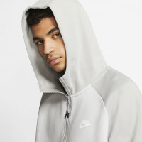 Nike NSW Tech Fleece Hoodie Full Zip Grijs Wit Platinum
