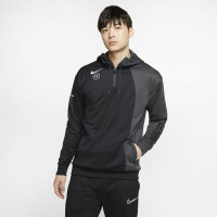 Nike F.C. Hoodie Trainingspak Antraciet Zwart Wit