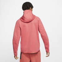Nike NSW Tech Fleece Hoodie Full Zip Rood Zwart