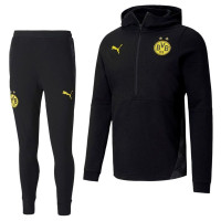 Puma Borussia Dortmund Casual Trainingspak 2020-2021 Zwart