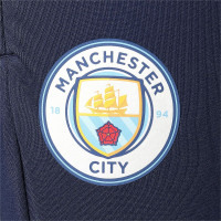 PUMA Manchester City Stadium Zip Trainingspak 2020-2021 Donkerblauw