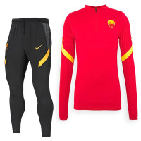 Nike AS Roma Dry Strike Trainingspak 2020-2021 Rood Zwart