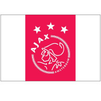 Vlag Ajax Rood Wit 100x150cm