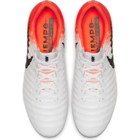 Nike Tiempo Legend 7 ELITE FG Voetbalschoenen Wit Zwart Oranje
