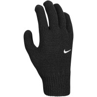Nike Swoosh Knit Gants 2.0 Noir Blanc