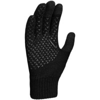 Nike Knitted Tech Grip Handschoenen Zwart Swoosh Wit