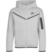 Veste Nike Tech Fleece enfants, gris et noir