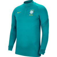 Nike Brazilie Dry Strike Trainingspak 2020-2021 Groen Geel