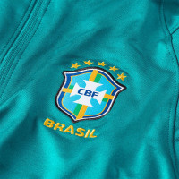 Nike Brazilie Dry Strike Trainingspak 2020-2021 Groen Geel