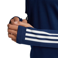 Haut d'entraînement adidas Condivo 20 1/4-Zip pour femmes, bleu foncé, blanc