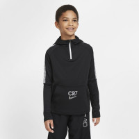 Nike CR7 Dry Hoodie Survêtement Enfants Noir Blanc