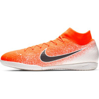 Nike Mercurial Superfly 6 ACADEMY Zaalvoetbalschoenen Oranje Zwart