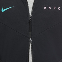 Nike FC Barcelone Tech Fleece Pack Sweat à Capuche Hoodie FZ LdC 2020-2021 Noir