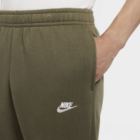 Nike Sportswear Club Fleece Pantalon de Jogging Vert Foncé Blanc