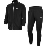 Survetement nike blanc et noir hot sale