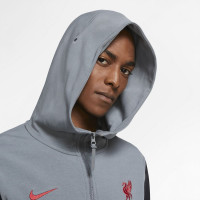 Nike Liverpool FC Tech Fleece Pack Hoodie FZ 2020-2021 Zwart Grijs