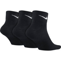 Chaussettes de sport mi-hauteur légères Nike Noir/blanc