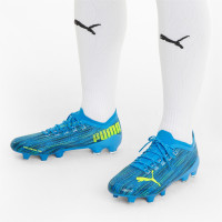 PUMA Ultra 1.2 Terrain sec / artificiel Chaussures de Foot (MG) Bleu Jaune
