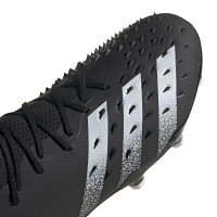 adidas Predator Freak.2 Gras Voetbalschoenen (FG) Zwart Wit Zwart