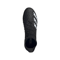 adidas Predator Freak.2 Terrain sec Chaussures de Foot (FG) Noir Blanc Noir