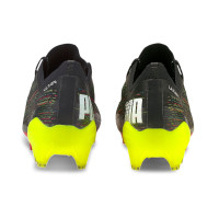 PUMA Ultra 1.2 Terrain sec / artificiel Chaussures de Foot  (MG) Noir Jaune Rouge