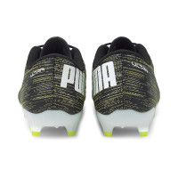 PUMA ULTRA 4.2 Gazon Naturel Gazon Artificiel Chaussures de Foot (MG) Enfants Noir Blanc Jaune