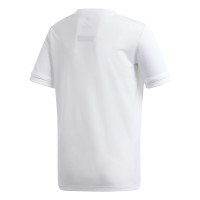 Adidas T19 SS Shirt Enfant Blanc Noir
