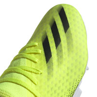 adidas X Ghosted.3 Gras Voetbalschoenen (FG) Geel Zwart Blauw