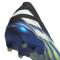 adidas Nemeziz+ Gras Voetbalschoenen (FG) Blauw Wit Geel