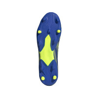 Chaussures de Foot adidas Nemeziz.3 Grass (FG) Bleu blanc jaune