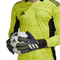 adidas Predator Match Keepershandschoenen Zwart Blauw Geel