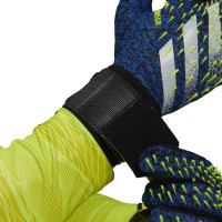 adidas Predator League Keepershandschoenen Zwart Blauw Geel