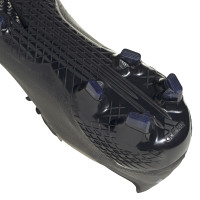 adidas X GHOSTED.1 Gras Voetbalschoenen (FG) Zwart Blauw Grijs