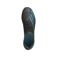 Chaussures de Foot adidas X GHOSTED.1 Grass (FG) Noir Bleu Gris